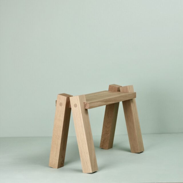 table d'appoint design bois massif fabrique en france par alto duo