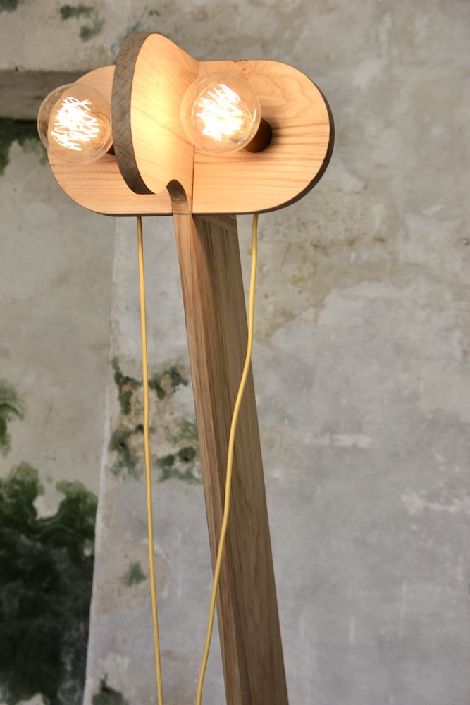 lampe bois originale alto duo