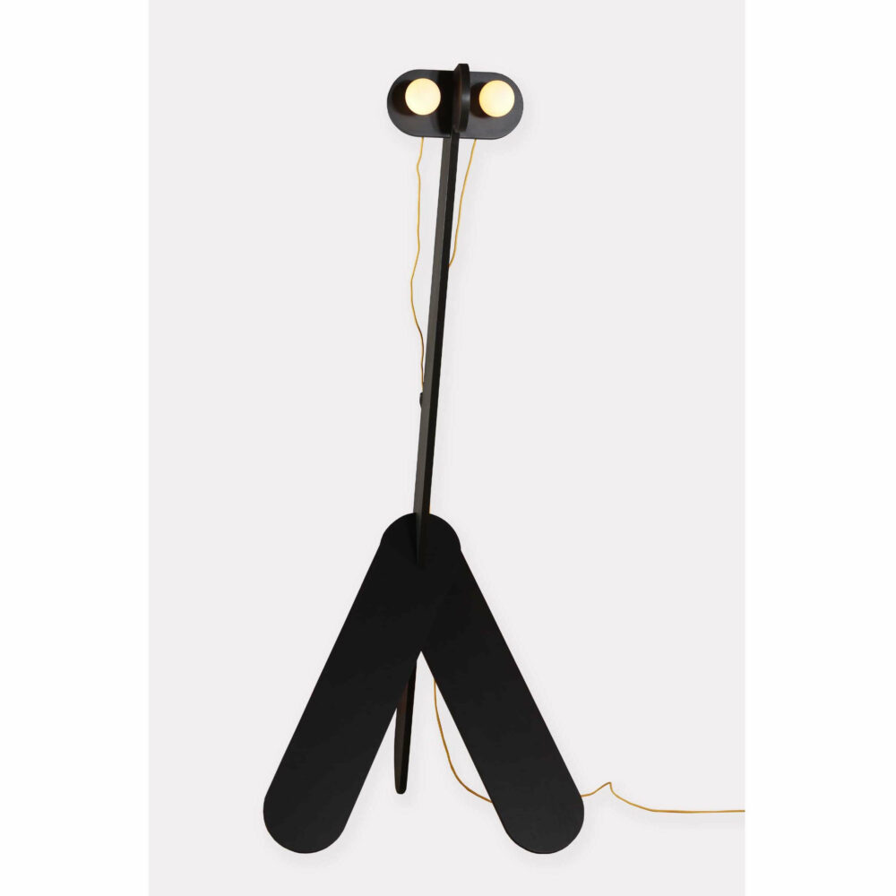 lampe girafe noire alto duo lampadaire design