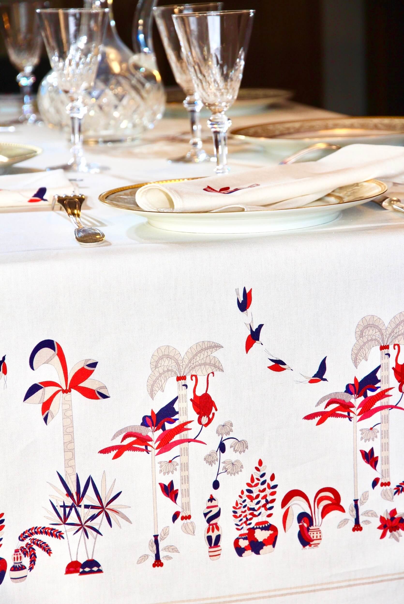 table de fête esprit tradition alto duo design nappe de reception et de fete