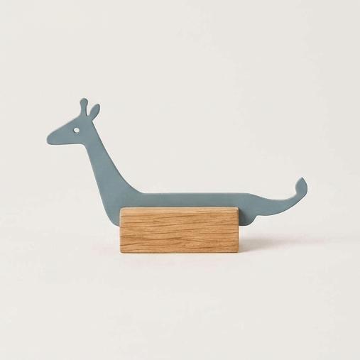 alto duo porte couteau girafe bleu